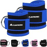 flintronic Ankle Straps for Cable Machine with Double D-Ring view 8