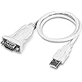 TRENDnet USB to Serial 9-Pin Converter Cable, Connect a RS-232 Serial Device to a USB 2.0 Port, Supports Windows & Mac, USB 1