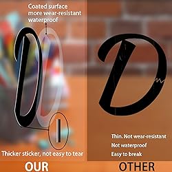 Llewyn 380 Pcs 10 Sheets Letter Stickers,Self