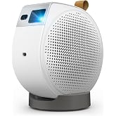 BenQ GV50 1080P Portable Laser Smart Projector 500 Lumens 4k supported | 500 Lumens, Native 1080p, Google TV, Netflix Certified, Ceiling Projection, Wi-Fi , Bluetooth, Deep Woofer, 3 yr warranty