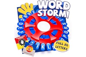 YILCER WORDSTORM Basta Juego De Mesa Español Think A Words Juego De Mesa Basta Juego De Mesa Basta En Español Juego Educativo Familiar para Reuniones y Fiestas