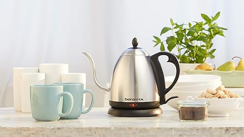 Bonavita Electric Kettle Featuring Gooseneck Spout, BV3825B