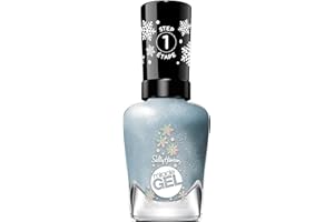 Sally Hansen Miracle Gel, Winterlust, Long Lasting, Gel-Like Formula, No UV Lamp Needed, Opaque, Shimmery Blue Nail Polish