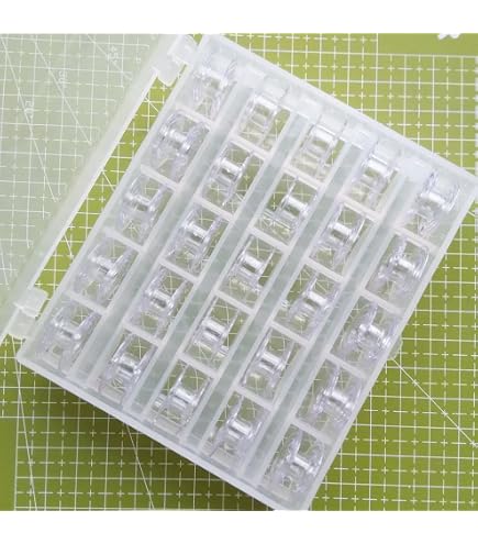 CKPSMS Marque – #136492-001 Bobines pour Brother CS8072, PE100, PE150, PE180D Babylock BL2100, BL2150 (28 pièces + boîte