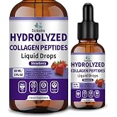 Multi Collagen Peptides Liquid Drop w. Types I II III V X Hyaluronic Acid Vitamin C Biotin for Joint, Skin, Hair &amp; Nail Health, Hydrolyzed Liquid Collagen High Absorption for Women Men Grass Fed