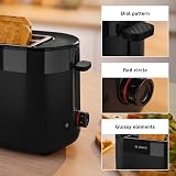 Bosch MyMoment Delight 2-Slice Toaster Matte Black Reheat Defrost view 6