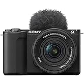 Sony - Alpha ZVE10 II: APS-C Content Creators Camera Kit - Black (Renewed)