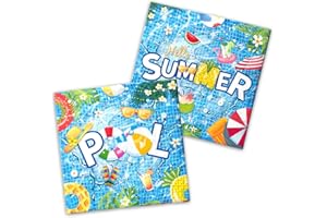 CMUSKO 40Pcs Summer Napkins - Disposable Paper Napkins for Pool Party, Birthday, Summer Holiday