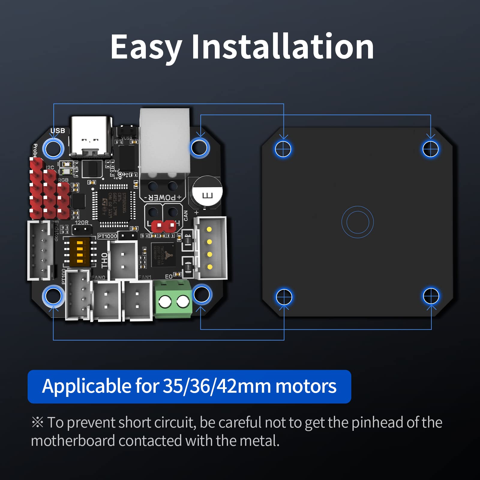 BIGTREETECH EBB42 CAN Bus with MAX31865 Adapter