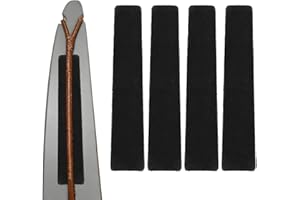 4pcs Archery Bow String Silencers, Premium Limb Silencing Bowstring Silencers with Self-Adhesive Backing for Recurve Long & C