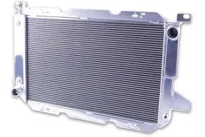 LUXERAD 3 Row Performance Cooling Aluminum Radiator for 1985-1997 Ford Bro nco F150 F250 HD F350 F Super Duty F53 F450 Truck XL Base Pickup V8 5.8L 7.5L Engine Radiator