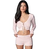 florence by mills Women's Barre Collection Foldover Sweater Short