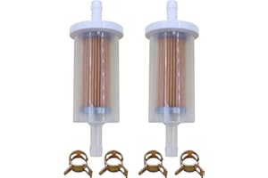 695666 Fuel Filter 1/4" for Briggs & Stratton 845125 691035 493629 JohnDeer D100 D105 D110 D120 D125 D130 D140 D150 D155 D160