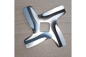 ADUCI 1 Piece Meat Grinder Blade Mincer Knife with Square Hole for Moulinex HV6 Type A133 Kitchen Appliance Spare Parts