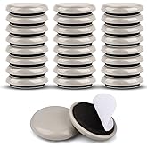 1-1/4" Furniture Sliders for Carpet &amp; Hardwood Floors, 24PCS Furniture Pads for Quickly and Easily Move Any Item and Protect The Floor