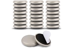 1-1/4" Furniture Sliders for Carpet & Hardwood Floors, 24PCS Furniture Pads for Quickly and Easily Move Any Item and Protect 