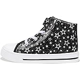 EUXTERPA Kids High Top Shoes Toddler Canvas Sneakers Boys Girls Casual Walking Sports Shoe