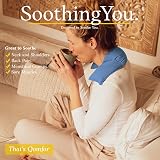 Qomfor Microwavable Wheat Bag Grey Blue Lavender Scent 3-Chamber 700g view 5