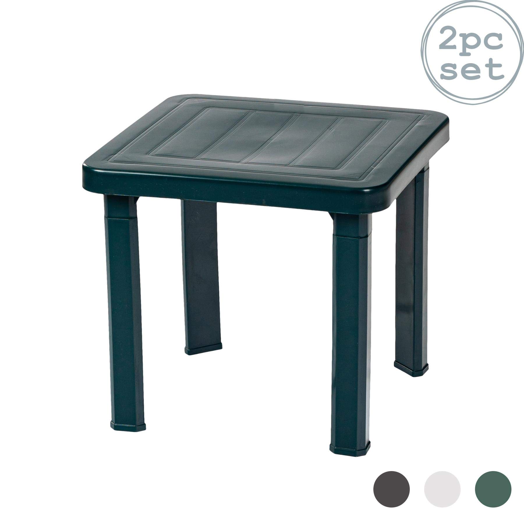 Resol 2 Piece Andorra Garden Patio Side Buy Online In Gibraltar At Desertcart