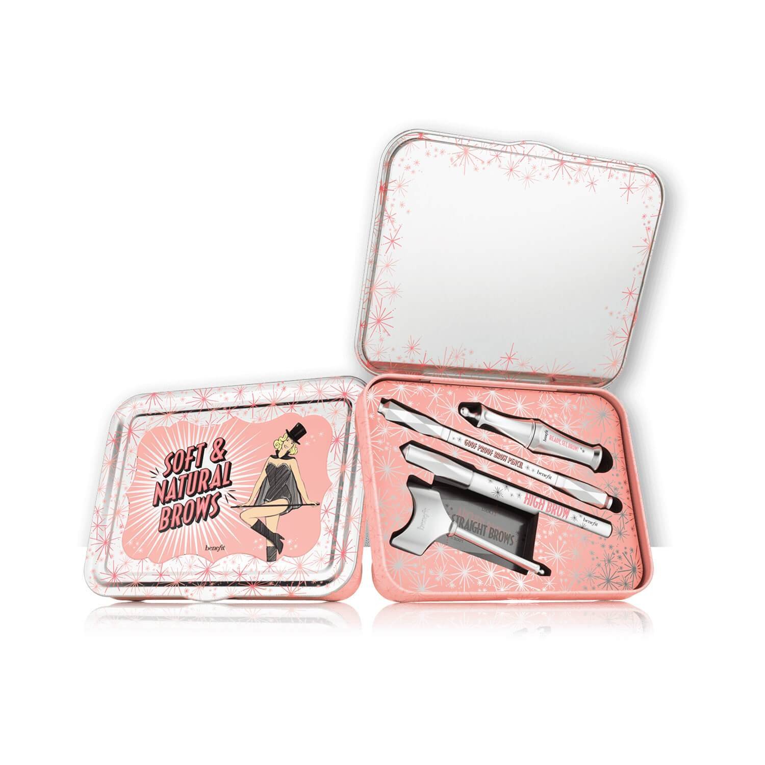 Benefit Cosmetics Soft & Natural Brow Kit Color 02 Light - golden to dark blonde (warm)