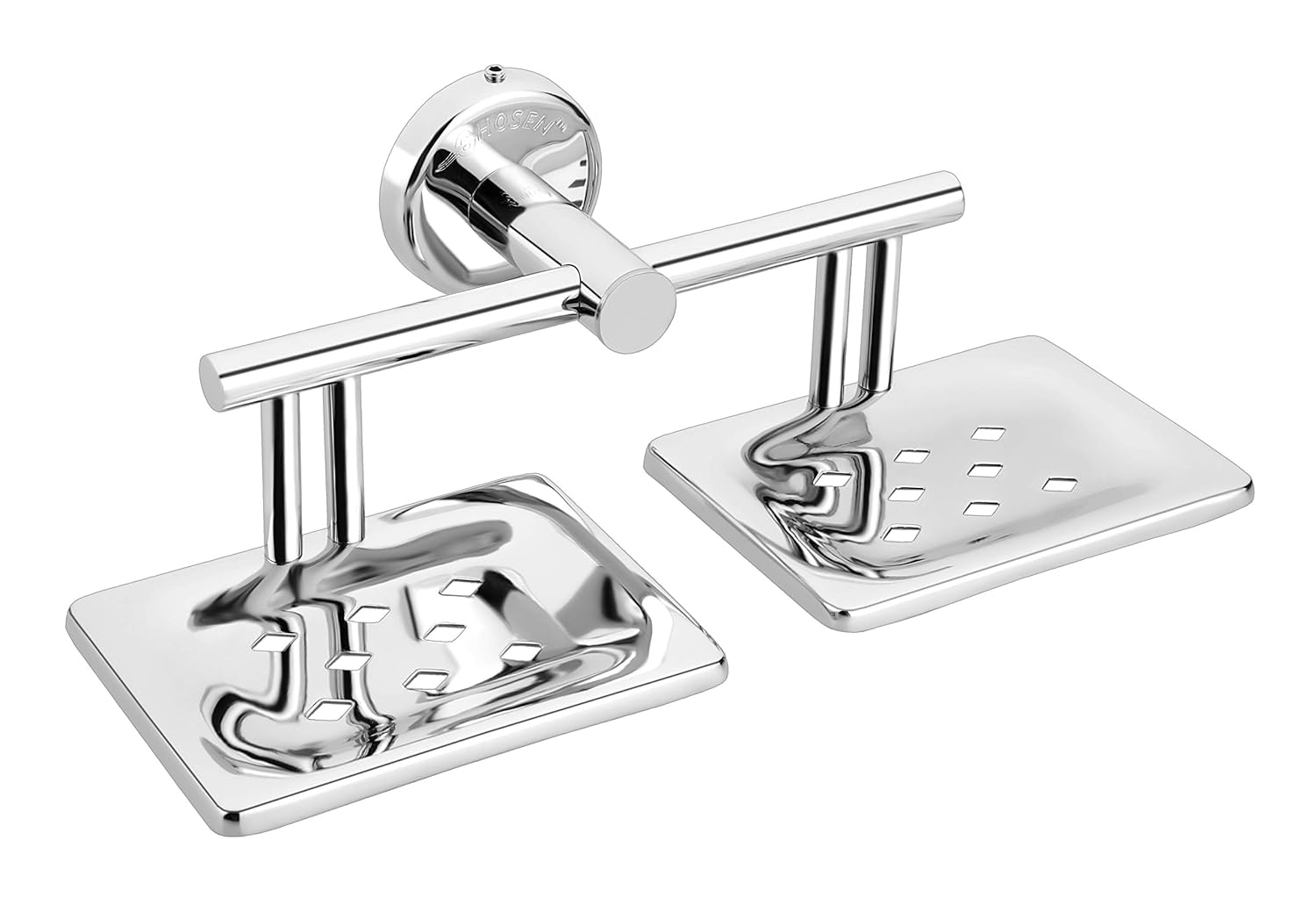 LUXERA Matrix Double Soap Dish Anti Rust, CorrosionFree 304 Stainless