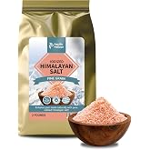 Pacific Pelican Iodized Himalayan Pink Salt | Fine Grain, Unrefined, Pure Rock Salt | 2 Pounds | 100% Natural &amp; Organic for Cooking, Seasoning &amp; Wellness