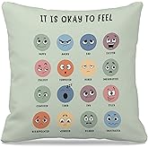 Nogrit Counseling Office Must Haves Throw Pillow Cover, Calming Corner, Mental Health Pillowcase Decor for Home Kids,Mental Health Counselor Gifts, Calming Corner Pillow Covers 18x18-894