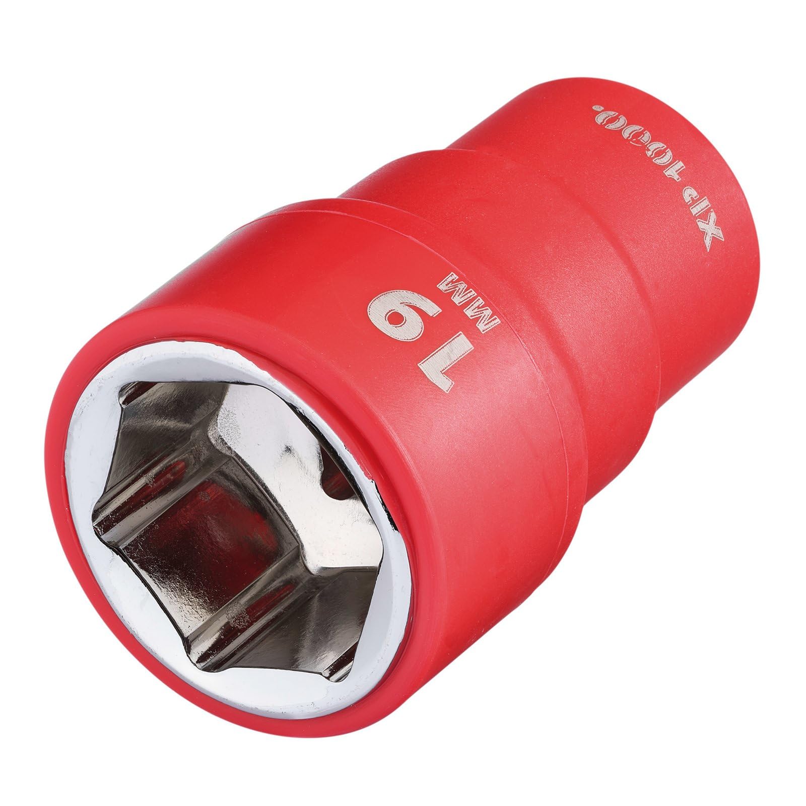 Draper XP1000 17655 VDE Socket, 3/8" Sq. Dr., 19mm