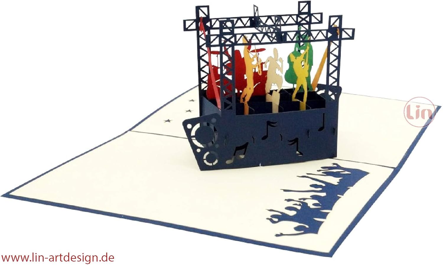 Pop Cartes De Vœux 3d Jazz Rock Pop Concert N339 Lin175 Pop Up Pour Anniversaire Carte De Musique Fournitures De Bureau Cartes Et Papier Cartonne Agri Khoramdareh Ir