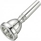 MoResolune 12C Trombone Mouthpiece, Silver Plated Small Shank | Ideal for High Register, Students &amp; Jazz Players - Smooth Rim for Comfort, Bright Professional Tone