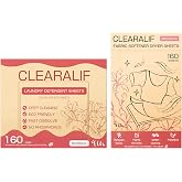 CLEARALIF All in One Laundry Detergent Sheets Kit, Magnolia Scent, 160 Loads Laundry Sheets + 160 Drying Sheets, Laundry Set Great for Travel, Softener Sheets Eco Package Friendly &amp; Hypoallergenic