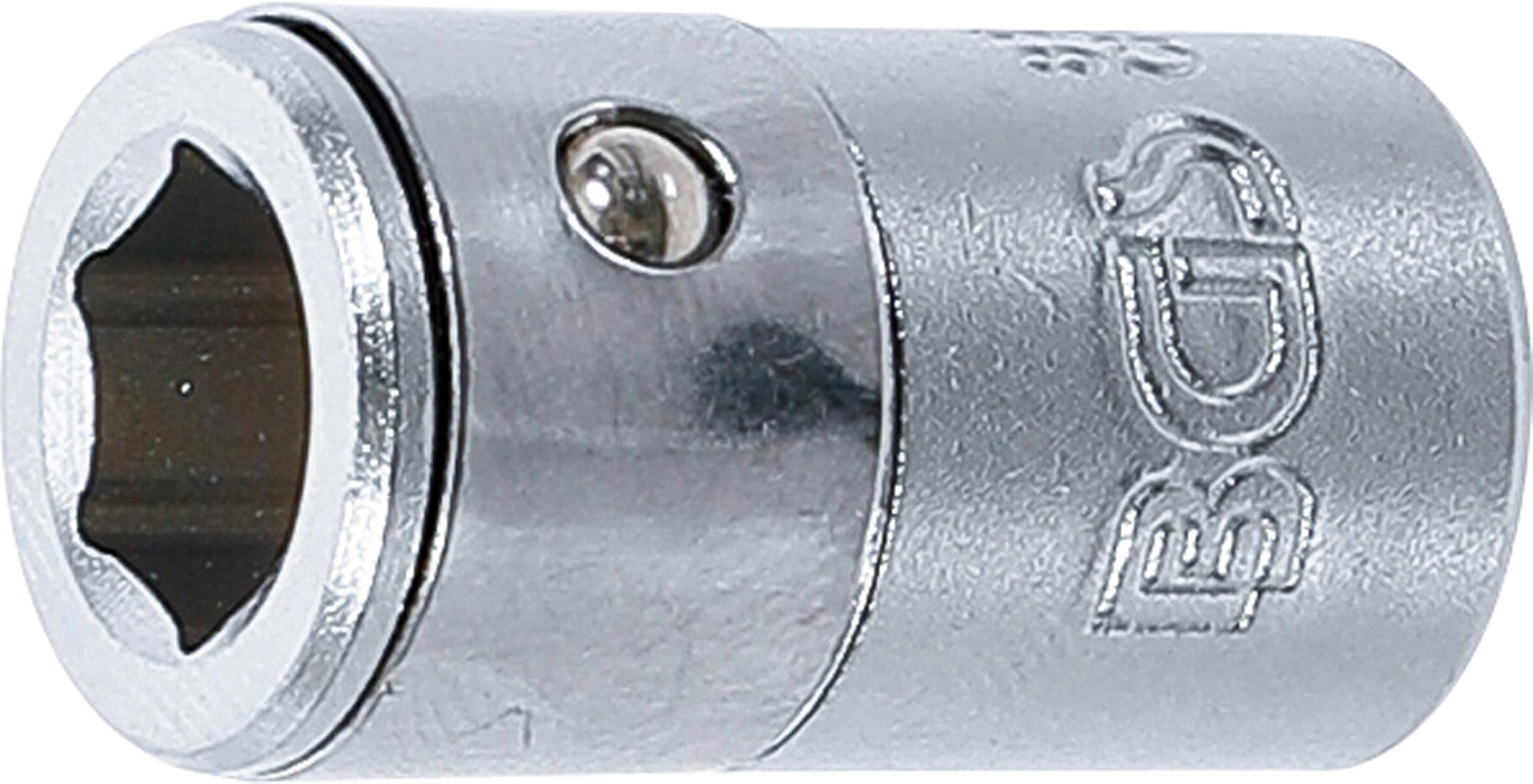 BGS 8251 | Bit Adaptor with retaining Ball | 6.3 mm (1/4") Drive | internal Hexagon 8 mm (5/16")