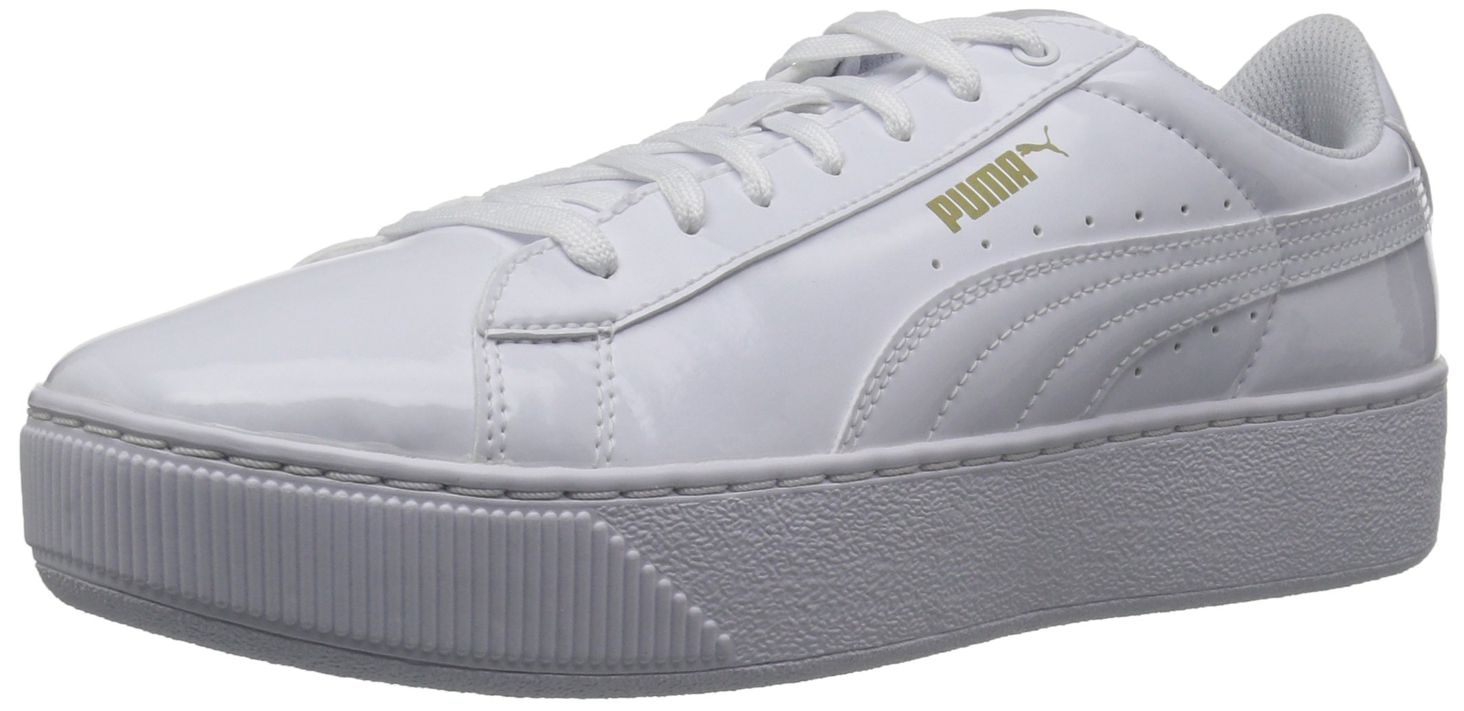 puma vikky platform patent white