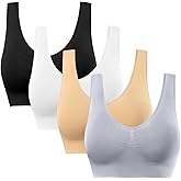 BESTENA Comfort Bra, Seamless Removable Pads Sleep Bras, Yoga Bra, Sports Bras for Women