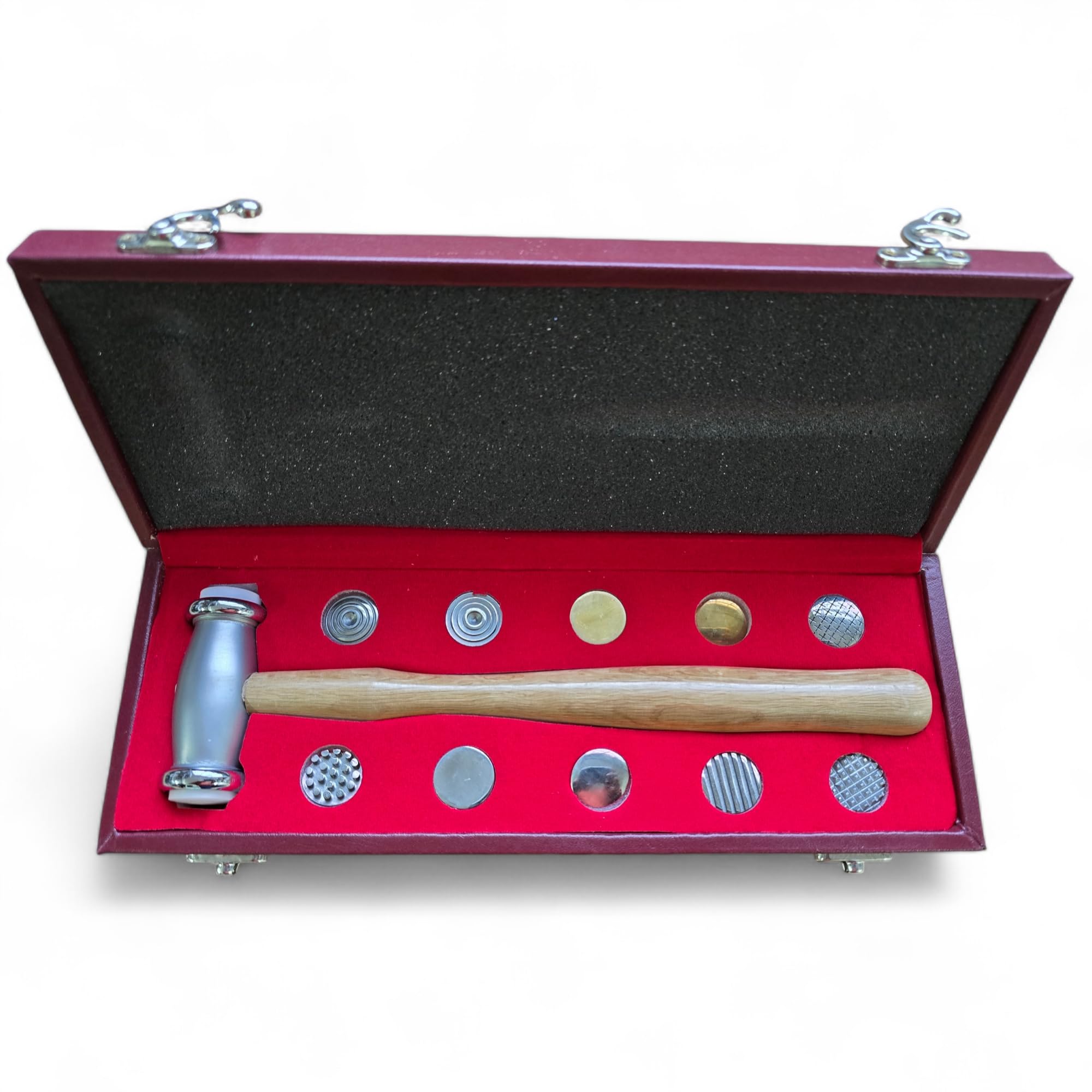 Texturing Hammer Set with 12 Interchangeable Faces, Jewellery Making Tools, Metal Forming Hammer, Boxed Set, Gift Ideas, PTL®