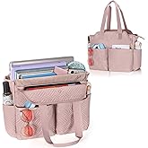 Fasrom Laptop Tote Bag for Women, 15.6 Inch Work Purse with Pockets, Professional Shoulder Bag for Office & Travel