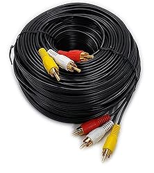 iMBAPrice (75 Feet) Long 3RCA Composite Video Audio