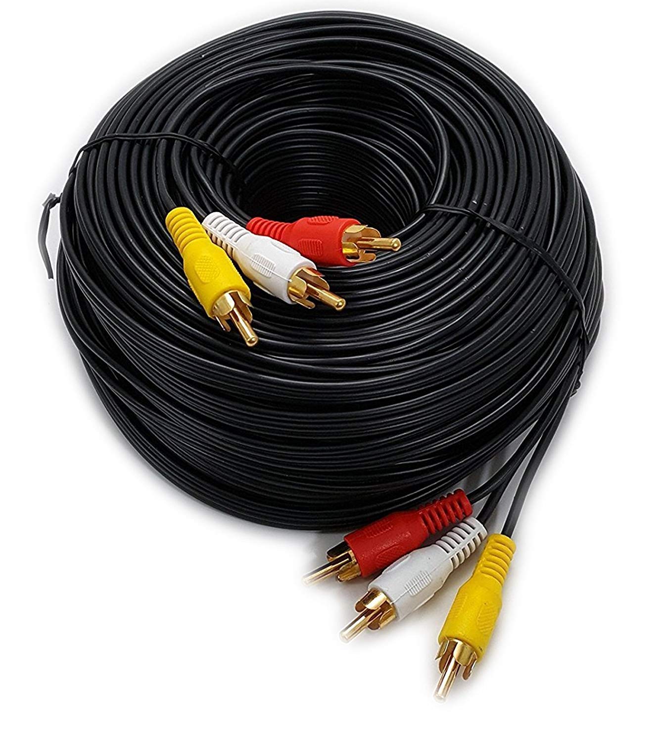 iMBAPrice (75 Feet) Long 3RCA Composite Video Audio