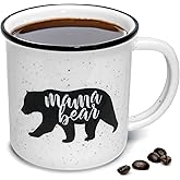 Mama Bear Mug Women 11 Oz, Mom Coffee Cup Mother's Day Gift, Ceramic Mug