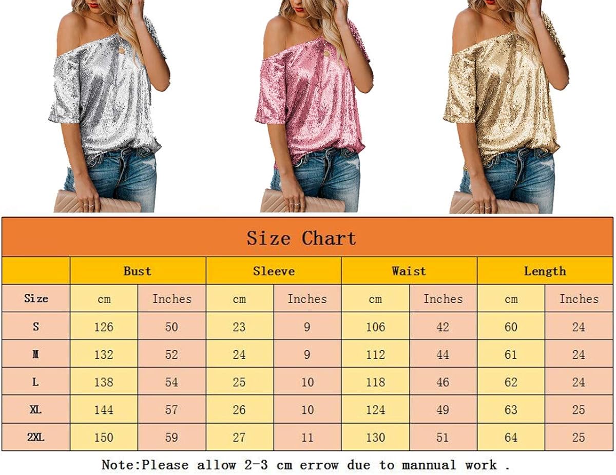 off the shoulder sequin top plus size