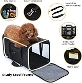 Conlun Soft-Sided Dog Carrier Bag 51x31x31 cm Up to 9 kg Black view 4