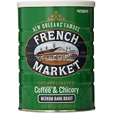 French Market Ground Coffee &amp; Chicory Decaf Med-Dark 12oz (Pack of 1)