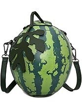 MILATA Watermelon Shaped Women's Crossbody Bag Shoulder Bag PU Leather Clutch Bag Purse