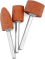 QWORK 42pcs Grinding Wheel Heads 1/8in Shank for Stone Glass Metal Wood view 3