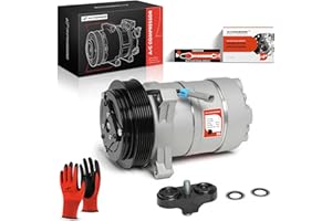 A-Premium A/C Compressor with Clutch Compatible with Chevrolet Impala 1994-1996, Commercial Chassis, Buick Roadmaster, Cadill