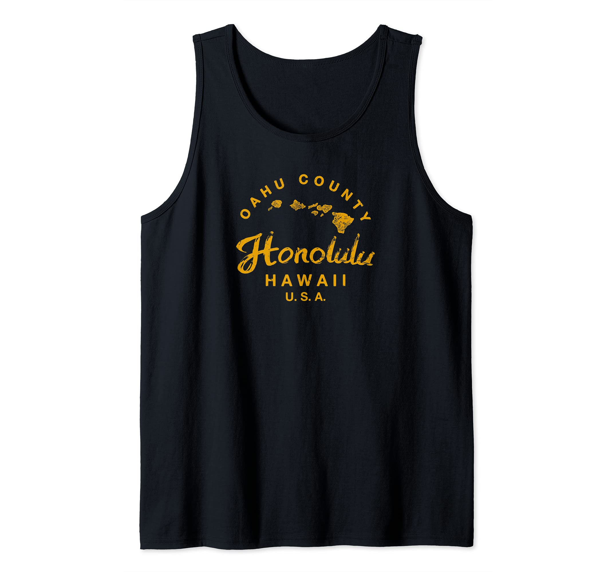 Honolulu Hawaii Hawaiian Islands Tank Top
