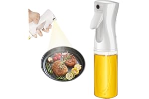 Olive Oil Dispenser Bottle Oil Sprayer for Cooking, Cooking Oil Sprayer Mister 200ml Glass BBQ Glass Spray Bottle Oil Dispens
