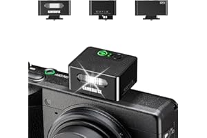 CAMEDAFLX Mini Camera Flash-CF3 Manual Mini Flash,GN5, Aluminum Hot Shoe Flash Speedlight for Ricoh GR3/Sony ZV1/Fuji/Canon/Nikon for Film Camera/DSLR.(Black)