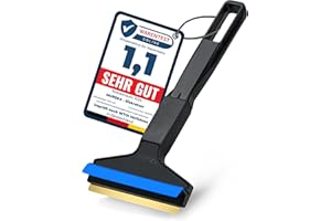 L & P CAR DESIGN Car Ice Scraper Brass Blade - Fast, Effortless, efficient & Easy - Brass Ice Scrapers for Car Windshield Ice Scraper - Brass Ice Scraper for Car - Original Murska from Europe - Winter A053 Black Blue