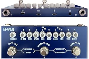 Multi Effects BASS Pedal,Cube Baby BASS with IR Loading 8 AMP Models, Multi Effects Processor for Electric Guitar,Delay Rever